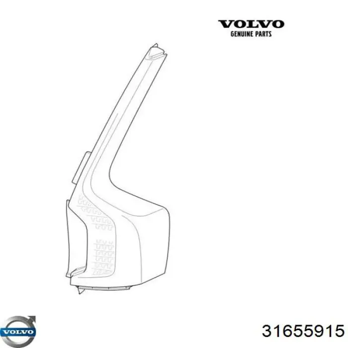 31655915 Volvo Lanterna traseira esquerda externa