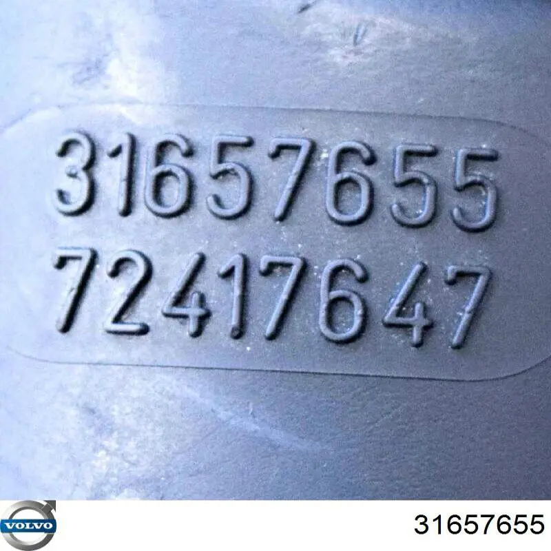 31657655 Volvo Cano derivado de ar, saída de filtro de ar