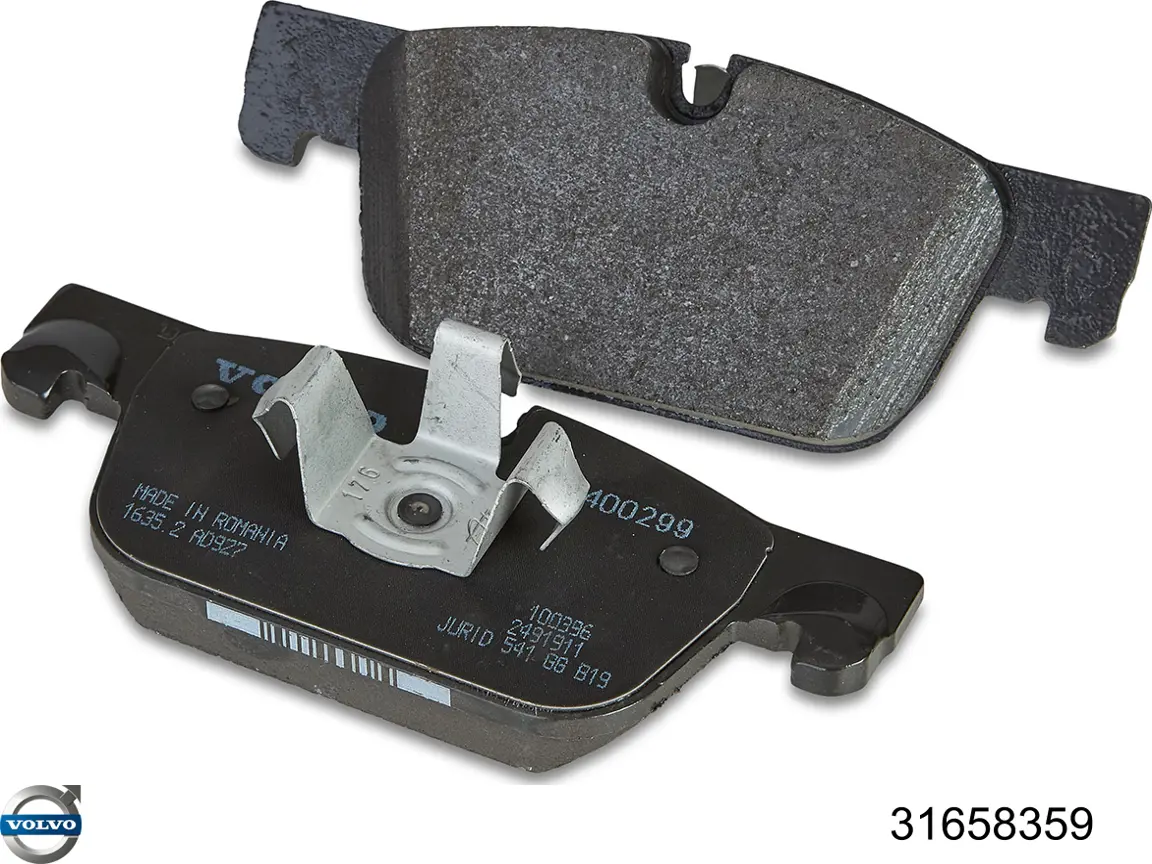 Sapatas do freio dianteiras de disco Volvo 31658359 preço, a partir de 51,96 USD