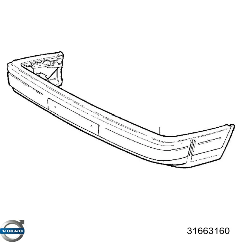 Pára-choque traseiro para Volvo XC40  536
