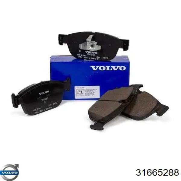 31665288 Volvo Sapatas do freio dianteiras de disco