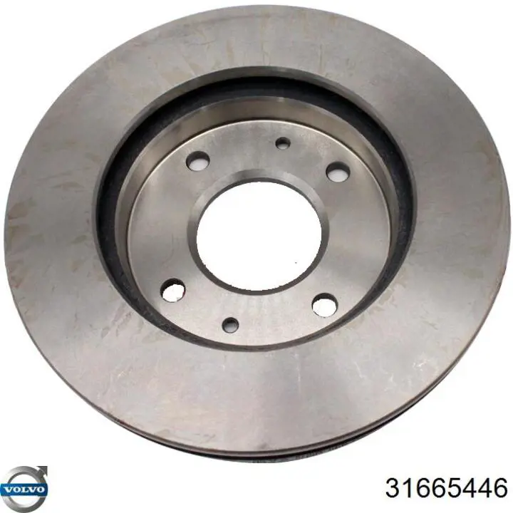 Disco do freio dianteiro Volvo 31665446