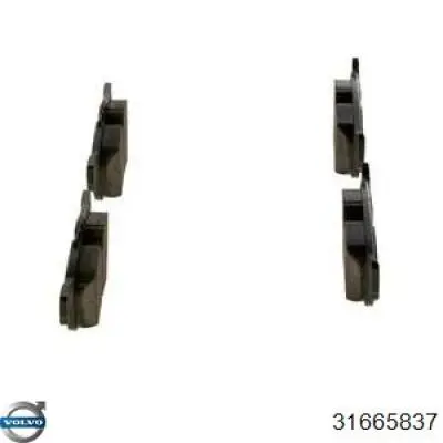 Sapatas do freio traseiras de disco Volvo 31665837 preço, a partir de 31,16 USD