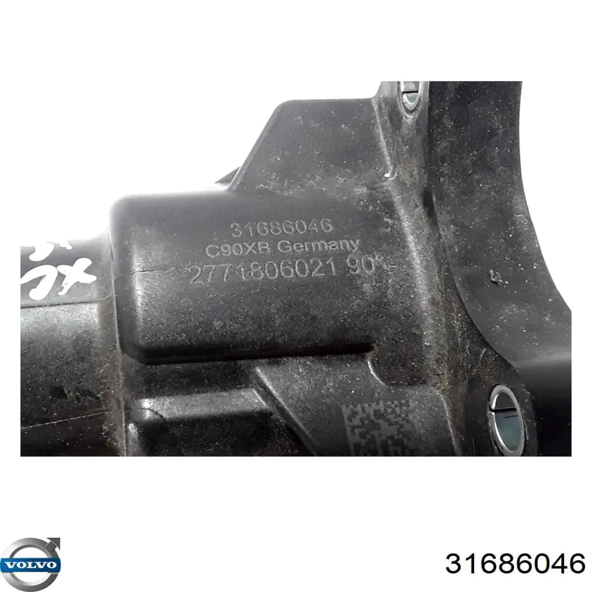 Caixa do termostato 31686046 Volvo