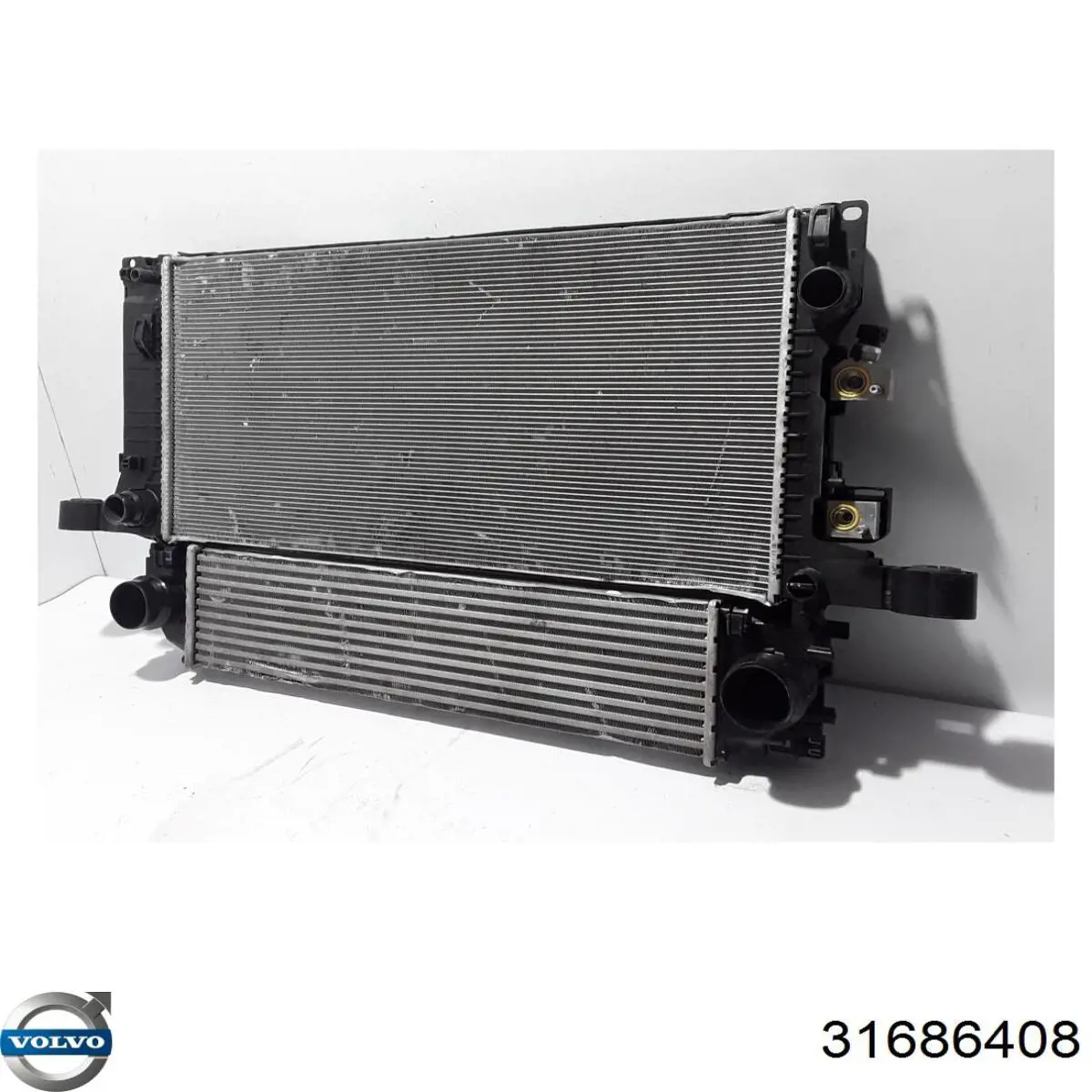 Radiador de intercooler 31686408 Volvo