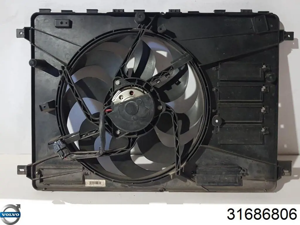 Difusor do radiador de esfriamento, montado com motor e roda de aletas Volvo 31686806 preço, a partir de 242,61 USD