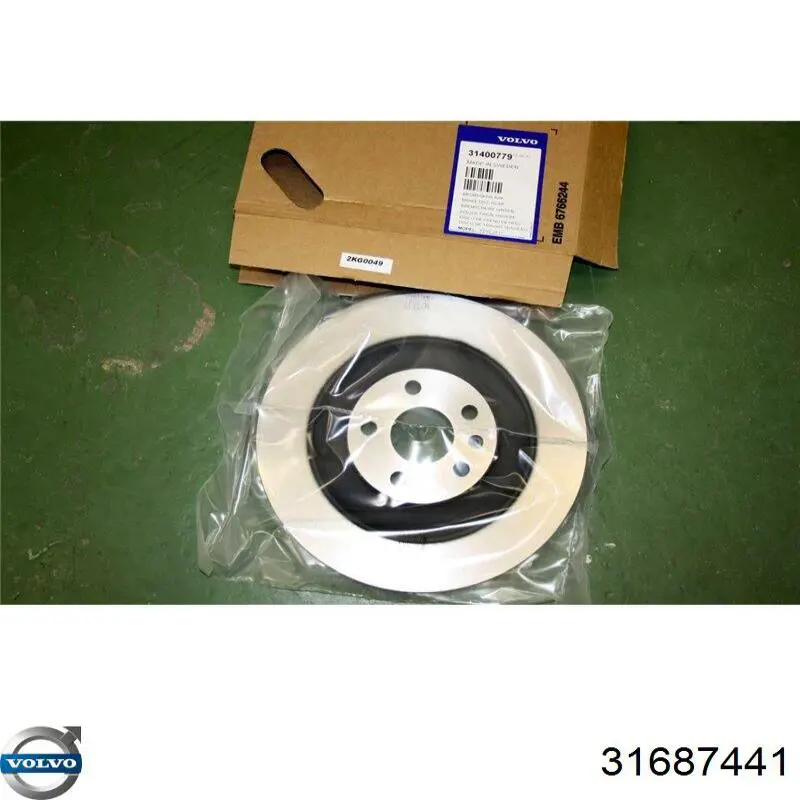 31687441 Volvo Disco do freio traseiro