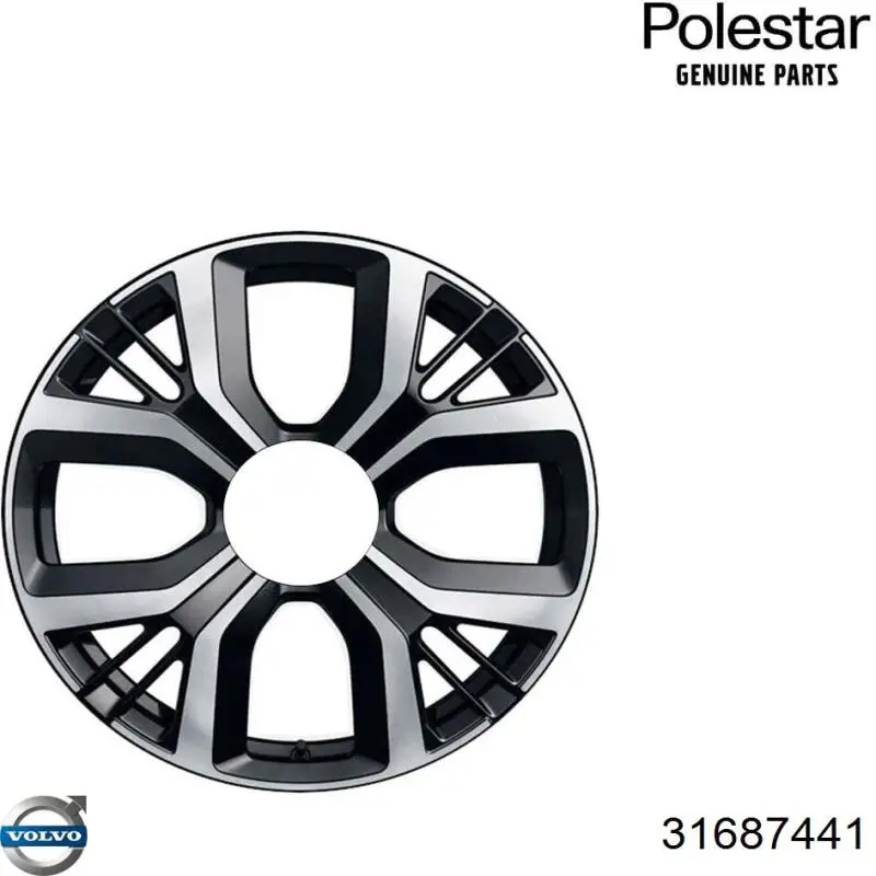 Disco do freio traseiro Volvo 31687441
