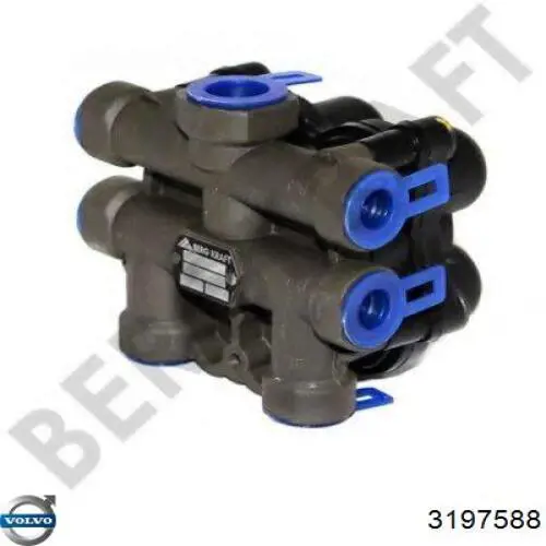 Válvula de limitação de pressão do sistema pneumático II36012000 Knorr-bremse