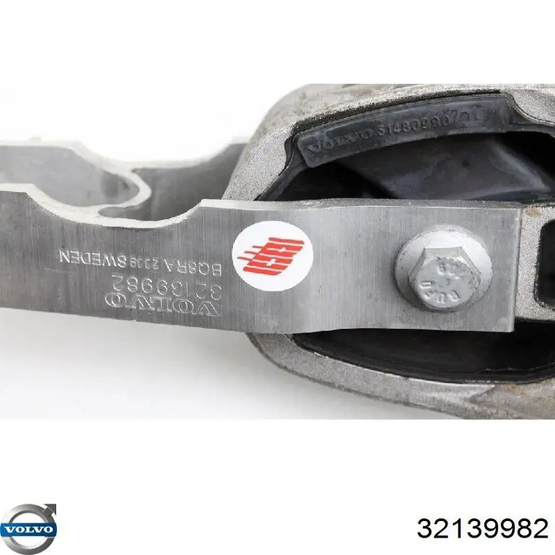 32139982 Volvo Consola de coxim (apoio) traseira de motor