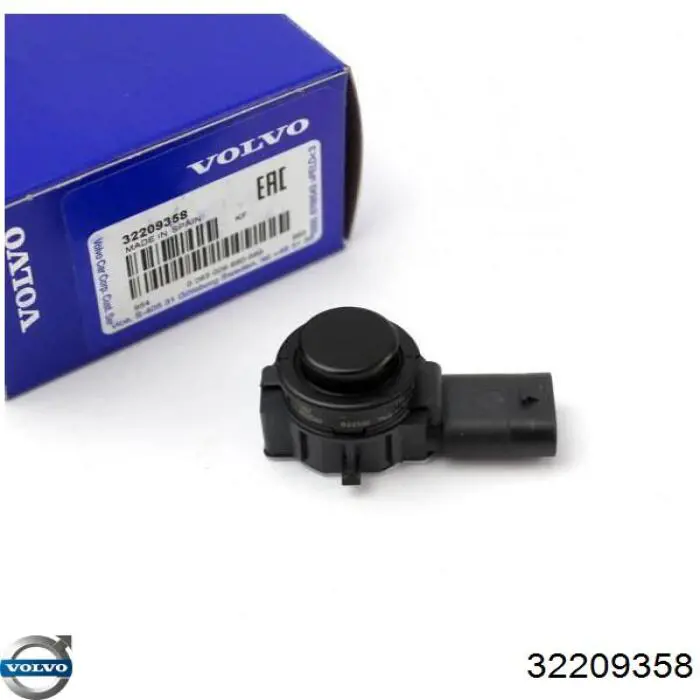 32209358 Volvo Sensor traseiro lateral de sinalização de estacionamento (sensor de estacionamento)
