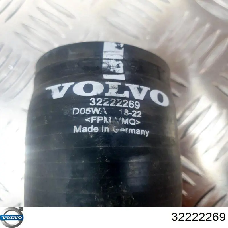 32222269 Volvo Mangueira (cano derivado) de intercooler