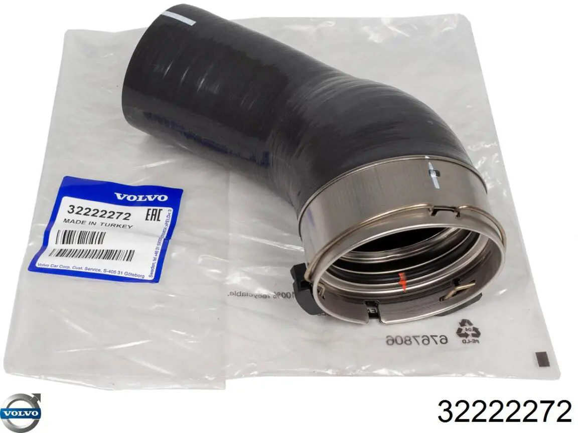 Mangueira (cano derivado) de intercooler Volvo 32222272 preço, a partir de 50,16 USD