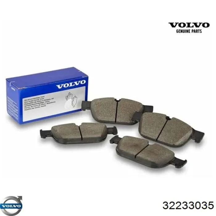 Sapatas do freio traseiras de disco Volvo 32233035 preço, a partir de 26,74 USD
