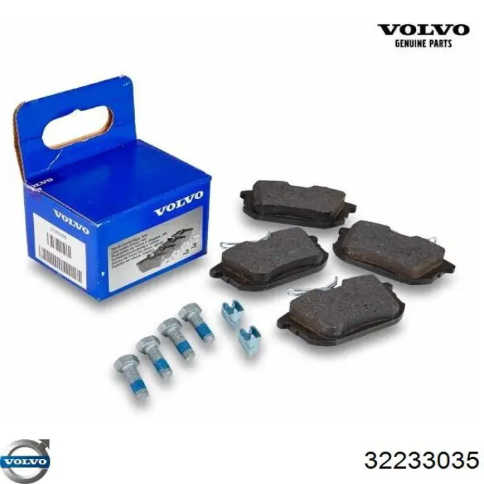 Compre 32233035 Volvo Sapatas do freio traseiras de disco