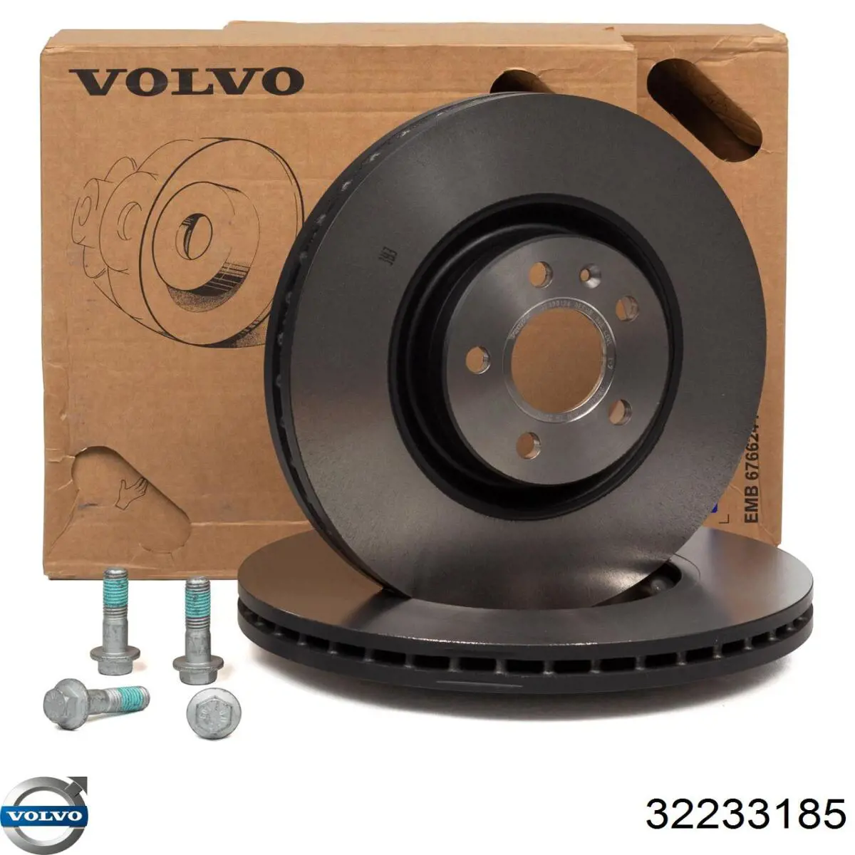 32233185 Volvo Disco do freio dianteiro