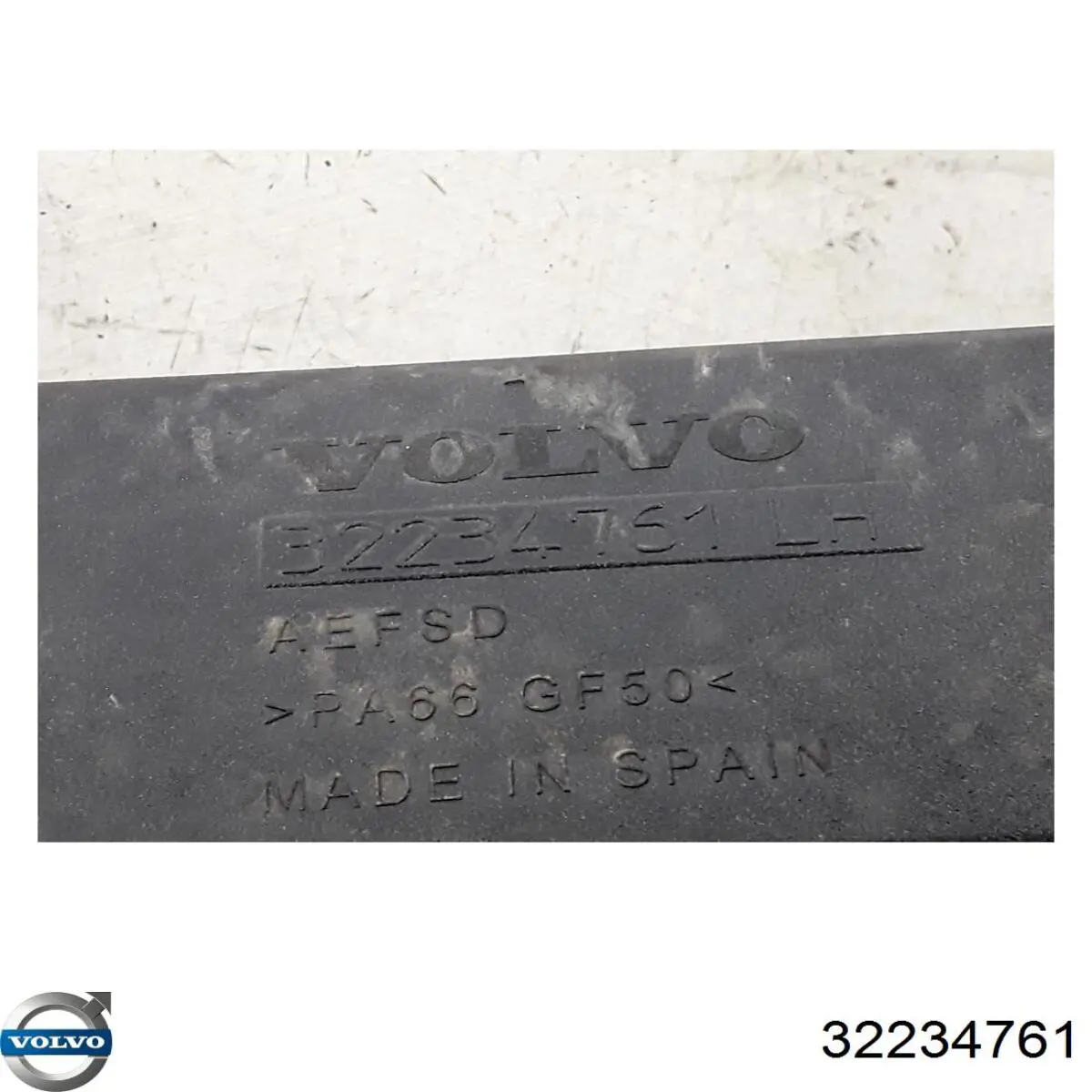 Consola dianteira de fixação do pára-lama dianteiro esquerdo 32234761 Volvo