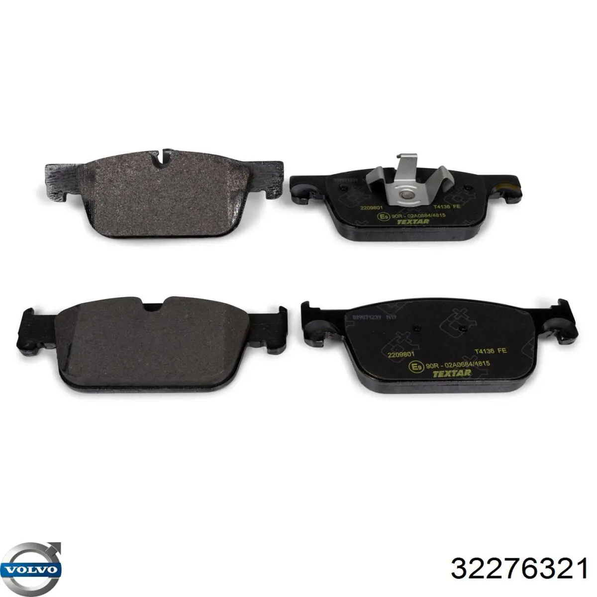 Sapatas do freio dianteiras de disco Volvo 32276321 preço, a partir de 44,31 USD