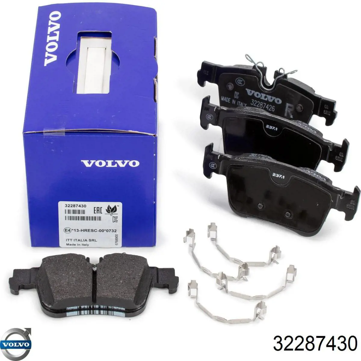 32287430 Volvo Sapatas do freio traseiras de disco