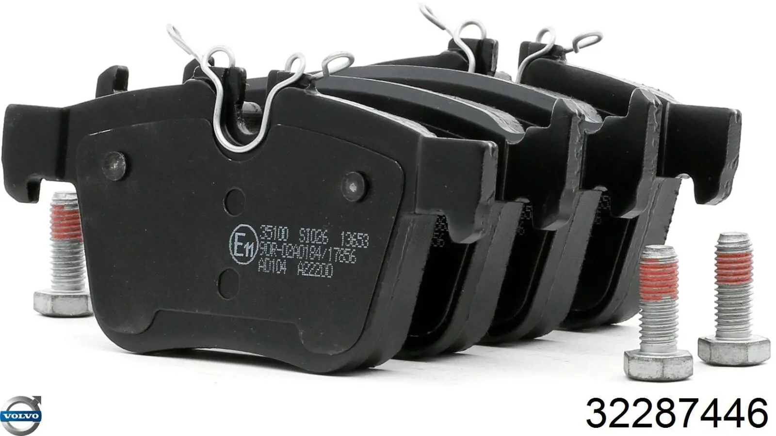 Sapatas do freio traseiras de disco Volvo 32287446 preço, a partir de 26,05 USD
