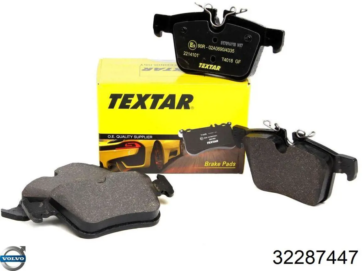 Sapatas do freio traseiras de disco Volvo 32287447 preço, a partir de 26,05 USD