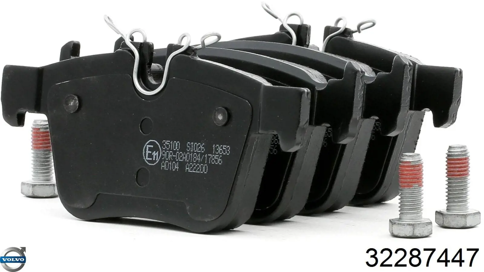 Compre 32287447 Volvo Sapatas do freio traseiras de disco