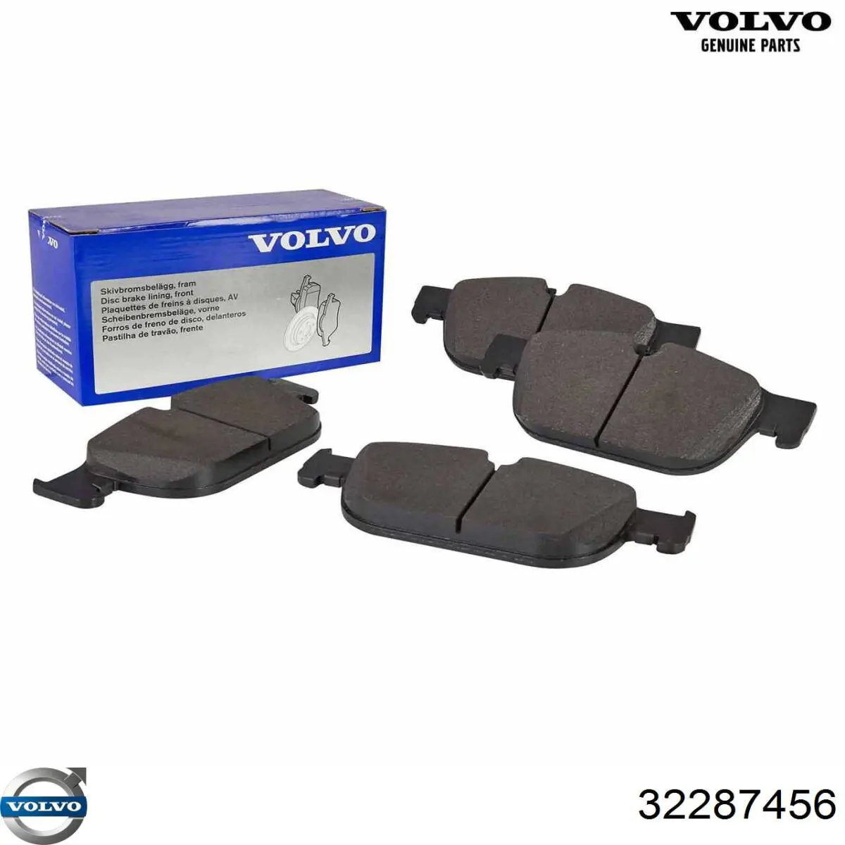 Compre 32287456 Volvo Sapatas do freio dianteiras de disco
