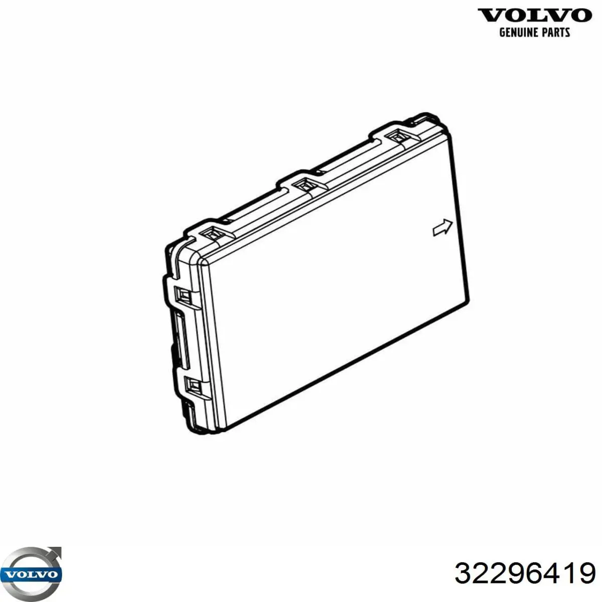 31454828 Volvo Gancho de reboque (esfera) de dispositivo de reboque