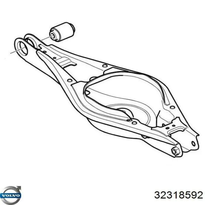 Compre 32318592 Volvo Amortecedor da capota