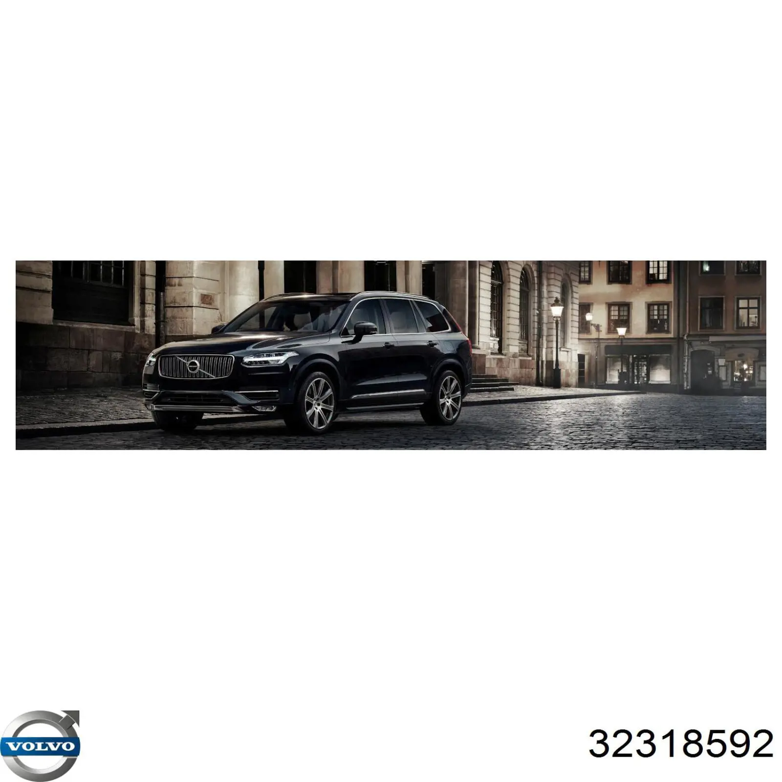 Amortecedor da capota Volvo 32318592