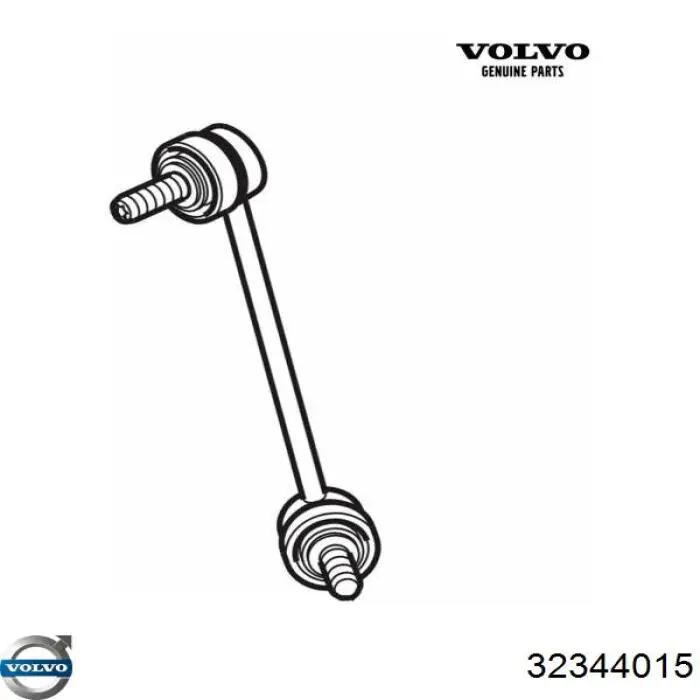 Montante de estabilizador dianteiro 32344015 Volvo