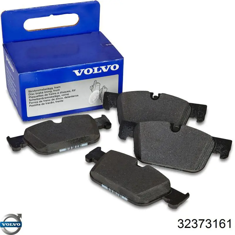 32373161 Volvo Sapatas do freio dianteiras de disco