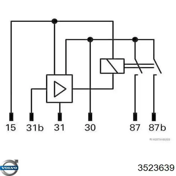 Relê de bomba de gasolina elétrica Volvo 3523639 preço, a partir de 55,24 USD