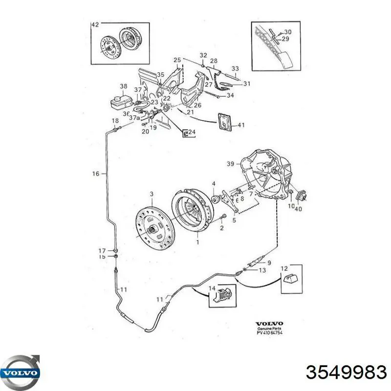  Volvo 3549983 preço, a partir de 56,64 USD