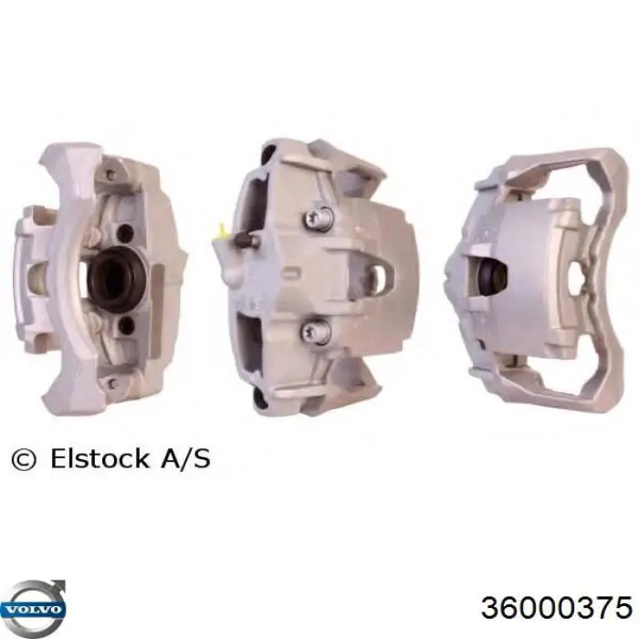 36000375 Volvo Suporte do freio dianteiro esquerdo