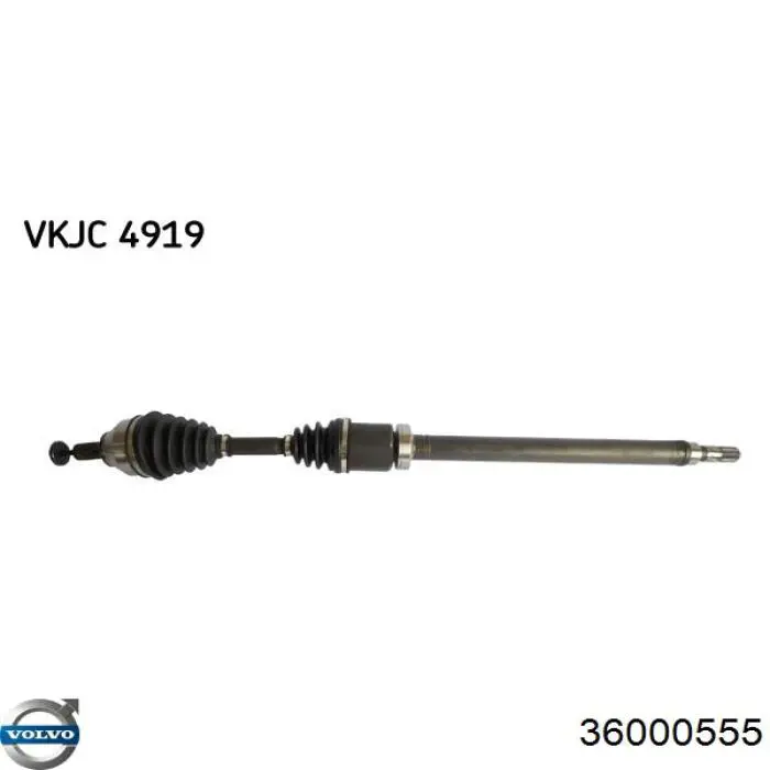Semieixo (acionador) dianteiro direito Volvo 36000555 preço, a partir de 137,64 USD