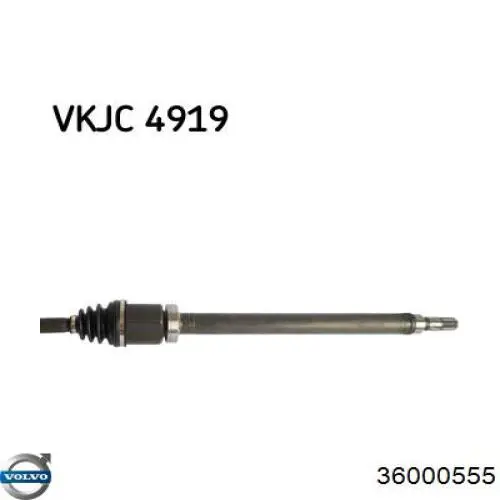 Compre 36000555 Volvo Semieixo (acionador) dianteiro direito