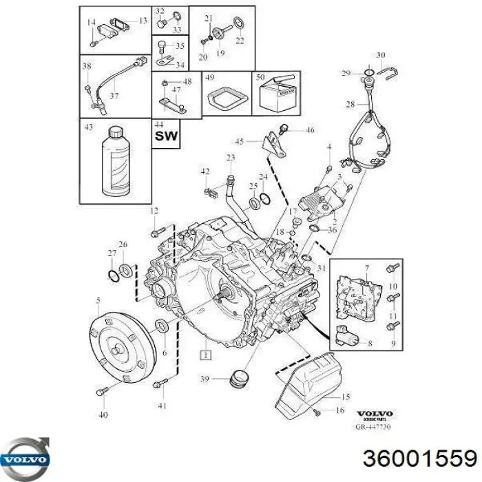 Caixa Automática de Mudança montada Volvo 36001559 preço, a partir de  USD