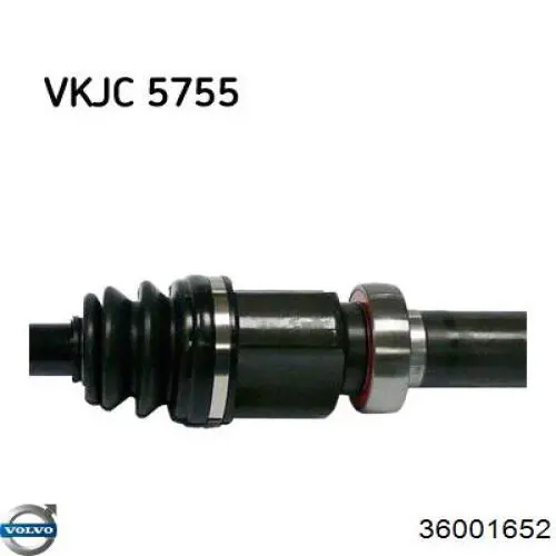 Junta homocinética externa dianteira Volvo 36001652 preço, a partir de 80,16 USD