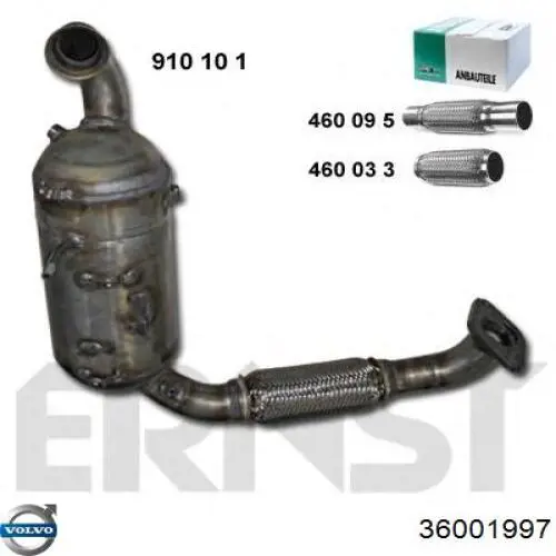 Compre 2346169 Ford Filtro de partículas do sistema dos gases de escape