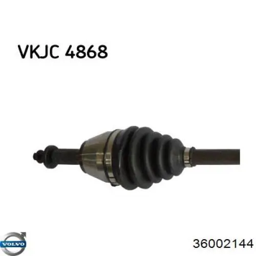 Compre 36002144 Volvo Semieixo (acionador) dianteiro direito
