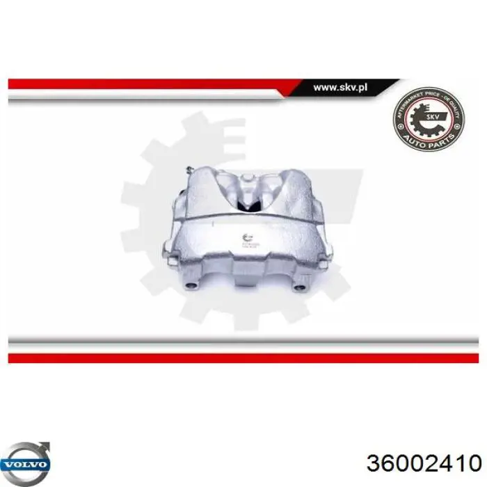 36002410 Volvo Suporte do freio dianteiro direito