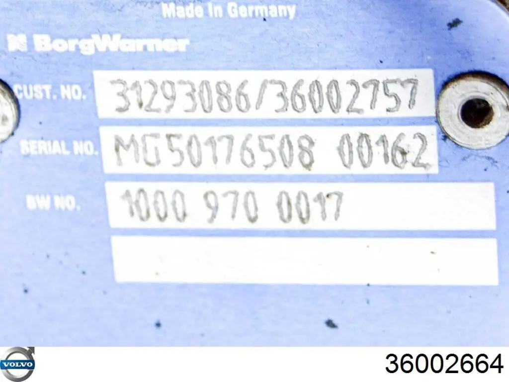 Turbina Volvo 36002664 preço, a partir de 842,53 USD