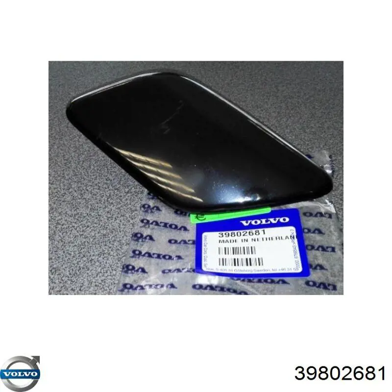 39802681 Volvo Placa sobreposta do injetor de fluido para lavador da luz dianteira