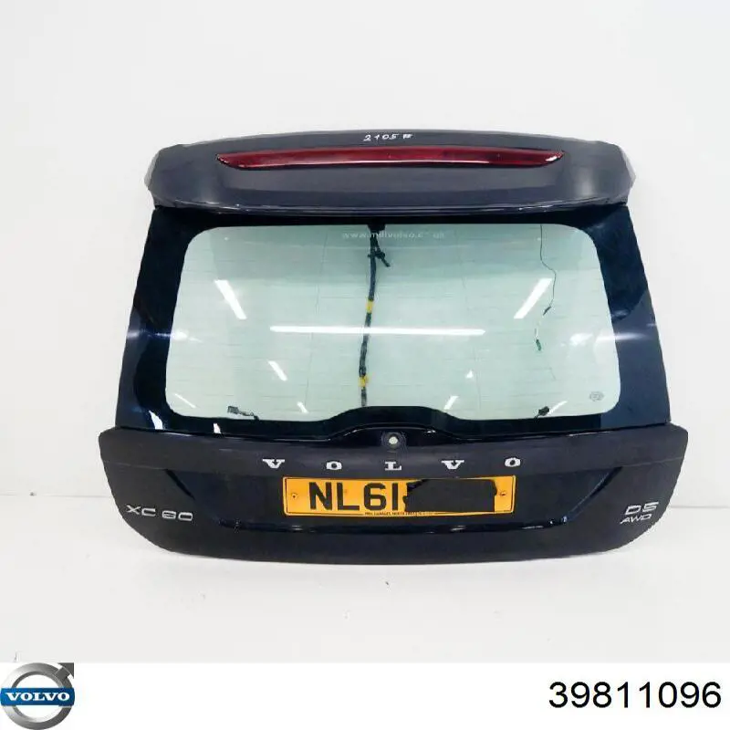 Compre 39811096 Volvo Porta traseira (3ª/5ª porta-malas (tampa de alcapão)