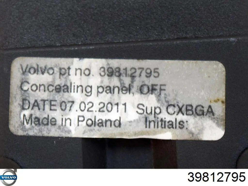  Volvo 39843531