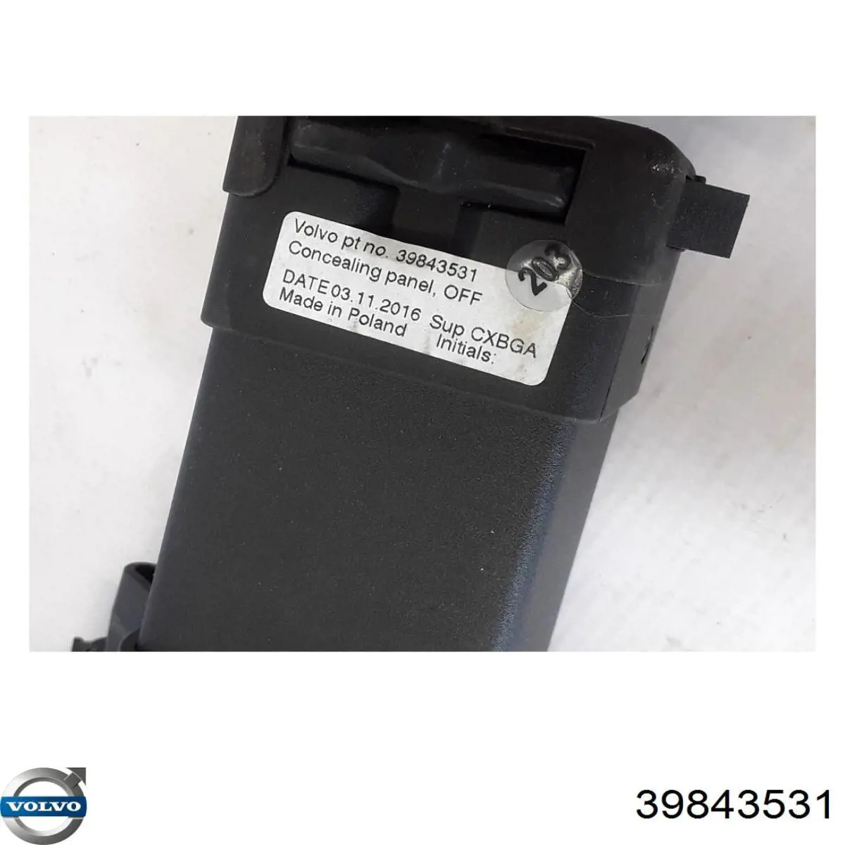 Estore da seção de bagagem Volvo 39843531 preço, a partir de 228,12 USD