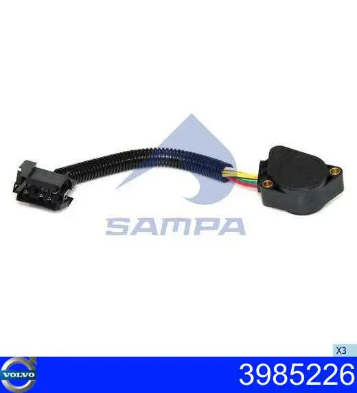 Compre 3985226 Volvo Sensor de posição de pedal de acelerador (de gás)