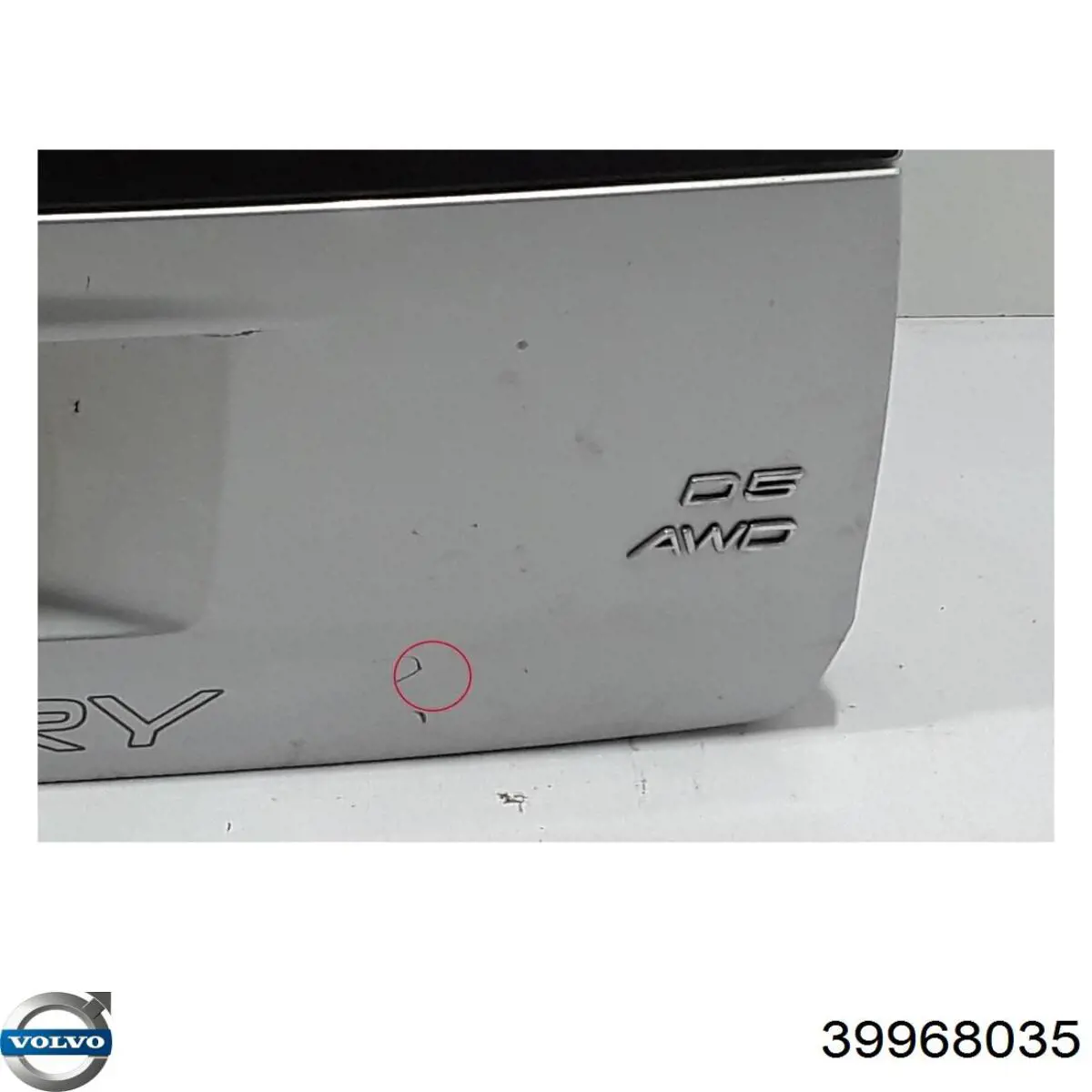  Porta traseira (3ª/5ª porta-malas (tampa de alcapão) Volvo XC70 CROSS COUNTRY carrinha (SZ, LZ) (2000 - 2007) CROSS COUNTRY
