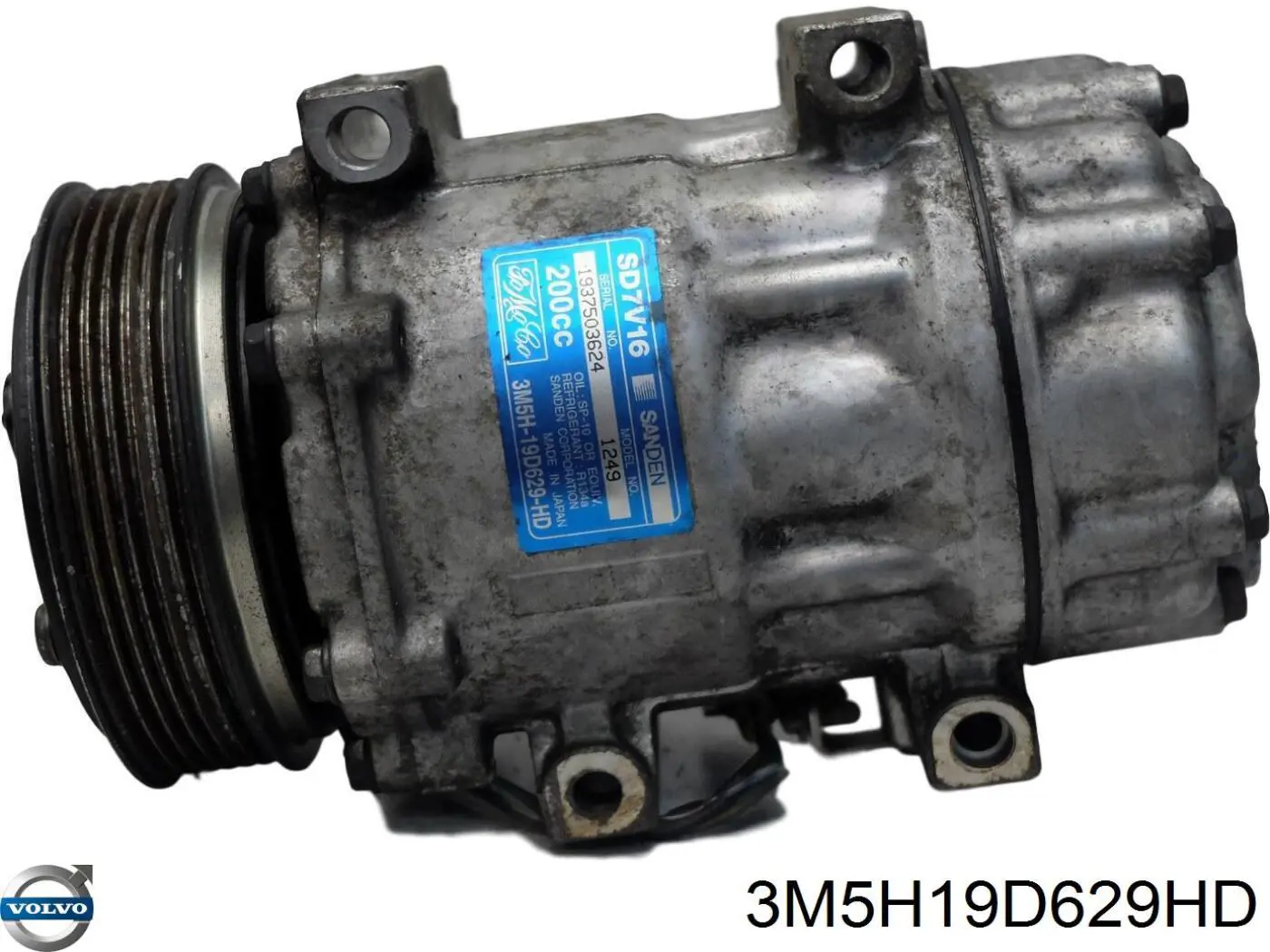 3M5H19D629HD Volvo Compressor de aparelho de ar condicionado
